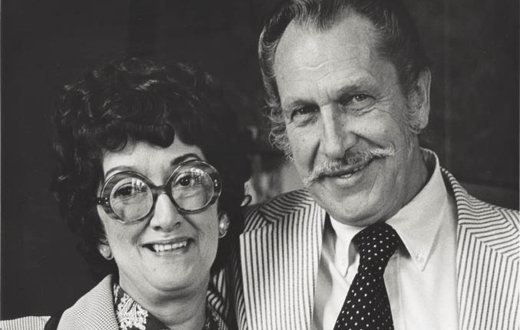 Dorothy Fagg with movie star Vincent Price