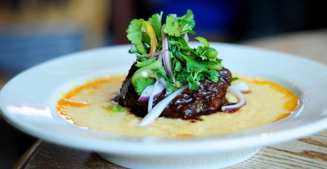 Barbacoa and grits: Elliot Muñoz
