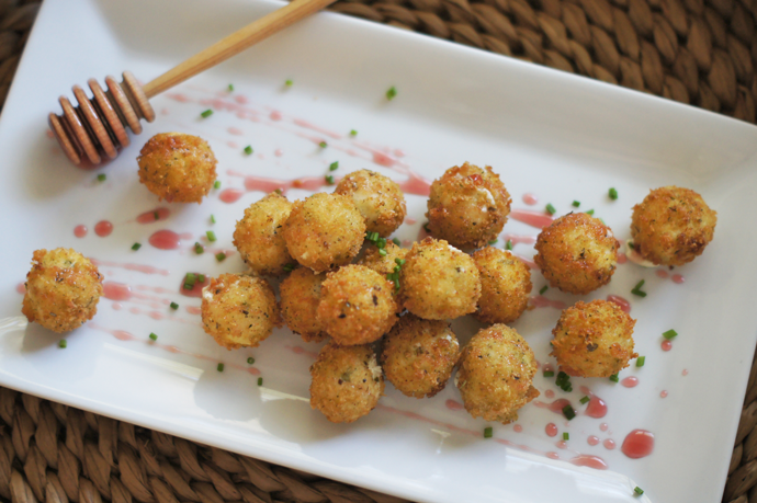 Herb goat cheese poppers: Photo by Kristin Massad