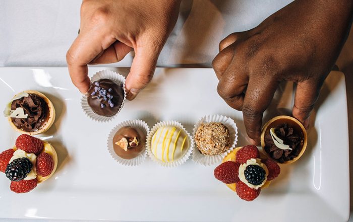 Desserts from CocoAndre at Cibo Divino (Photo by Kathy Tran)