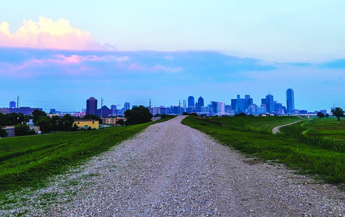 Skyline seen from Dallas trail in Oak Cliff (Photo by Danny Fulgencio)