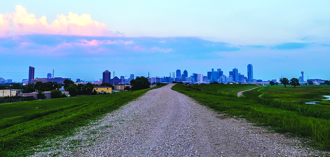 Skyline seen from Dallas trail in Oak Cliff (Photo by Danny Fulgencio)