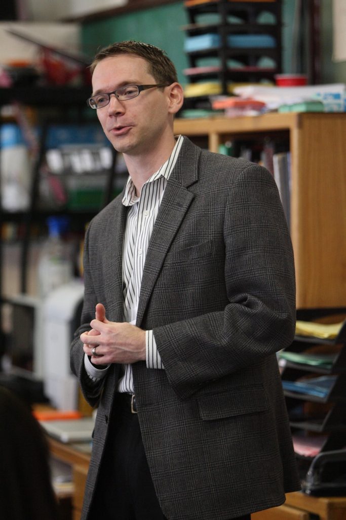 Former DISD trustee and current TEA Commissioner Mike Morath. (Photo by DISD)