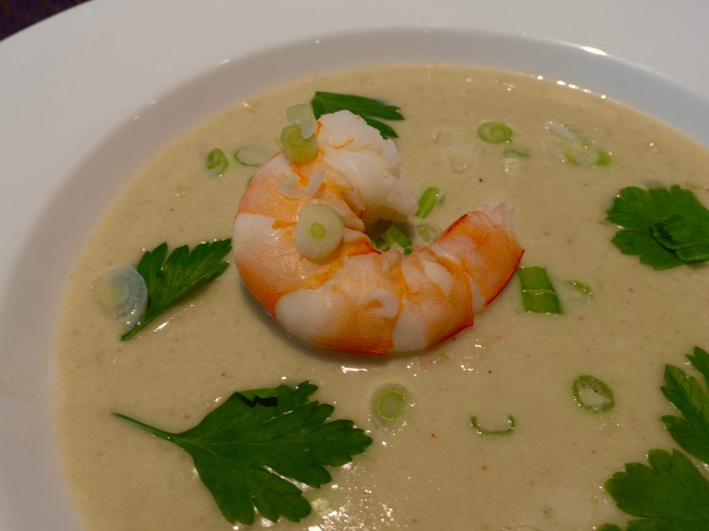 Shrimp bisque from Kean Songy. Photo by Kay Goodman