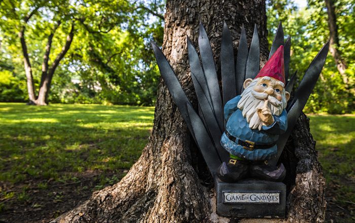 A gnome on the Coombs Creek Trail. Photo by Danny Fulgencio