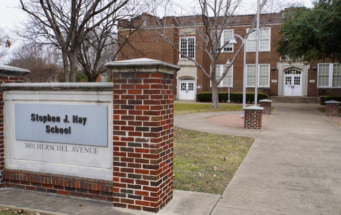 The Future Hybrid School will be located in the former Stephen J. Hay School in the Turtle Creek and Oak Lawn area.