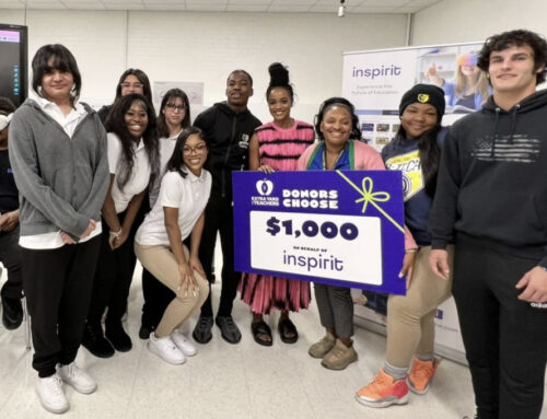 Rachel Lindsay gifted a South Oak Cliff classroom with virtual reality equipment funded by College Football Playoff Foundation