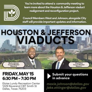 Community meeting to discuss Jefferson and Houston Viaducts this Friday 