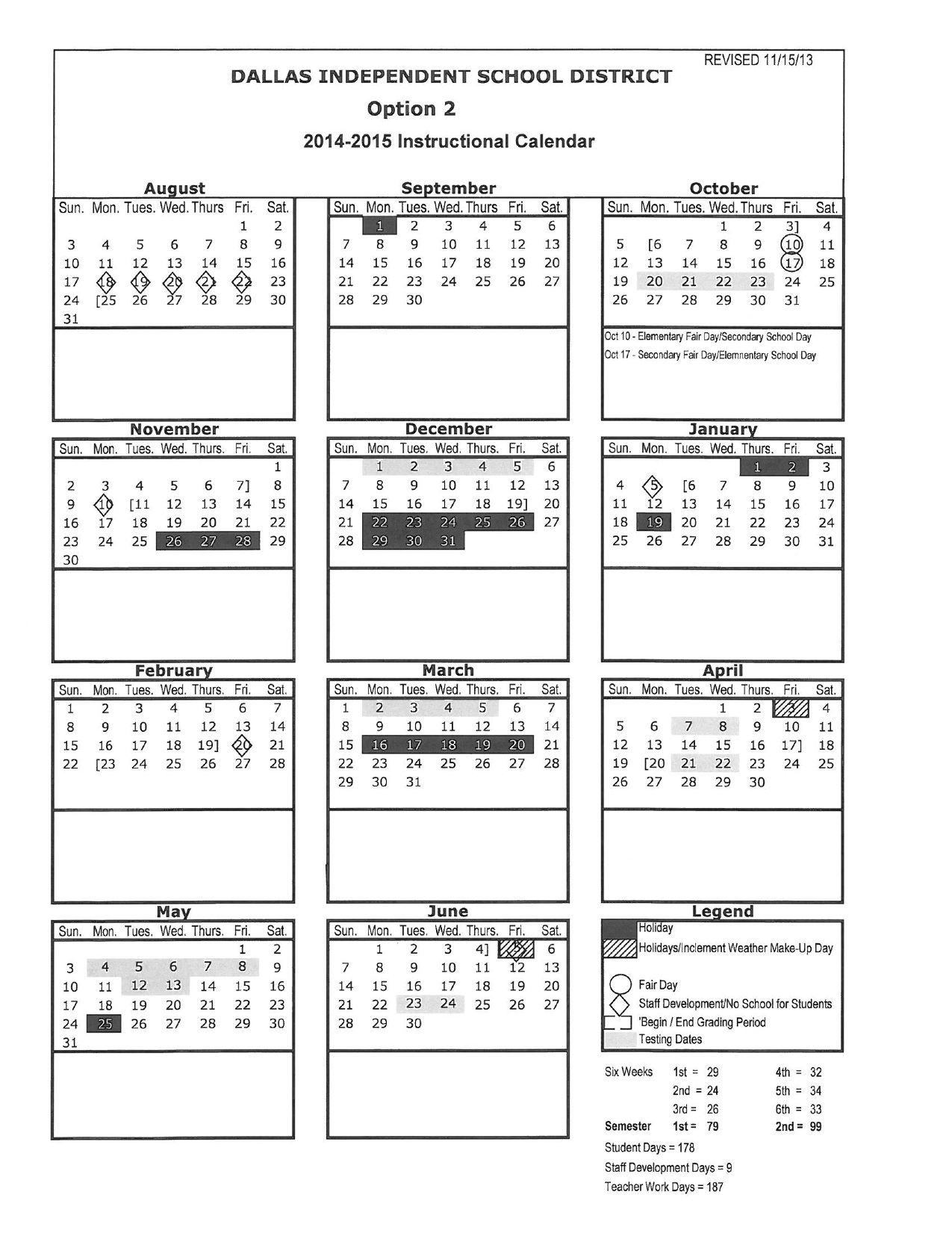 DISD approves 20142015 schedule Oak Cliff